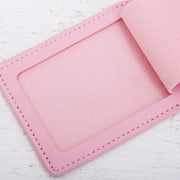 Monogrammed Luggage Tag With Chenille Letters - Pink, White, or Black - Threadart.com