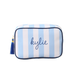 Personalized Striped Cosmetic Bags - Customized With Embroidery - Threadart.com