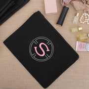 Personalized Makeup Bag - Embroidered Single Initial - Threadart.com