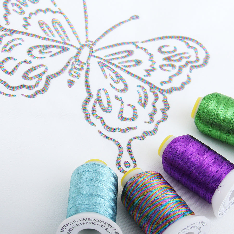 Metallic Thread in use