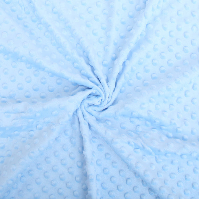 Minky Dot Minky Fleece Blanket Minky Blanket Light Blue Minky Dots