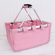 Monogrammed Market Basket Tote - Embroidered Monogram - Threadart.com