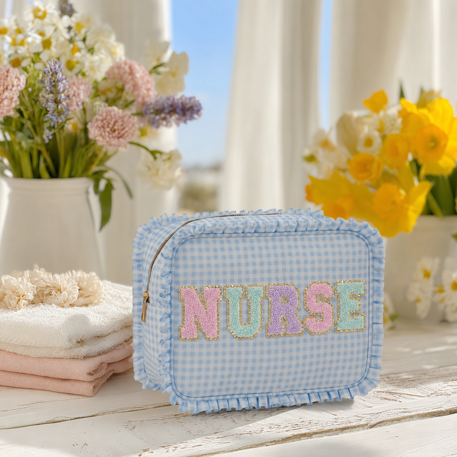 CHENILLE LETTER PATCHES in use