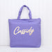 Personalized Tote Bag With Metallic Name Lettering - Custom Name and Color - Threadart.com
