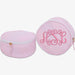 Personalized Round Seersucker Cosmetic Pouch 6" With Embroidered Monogram - Threadart.com