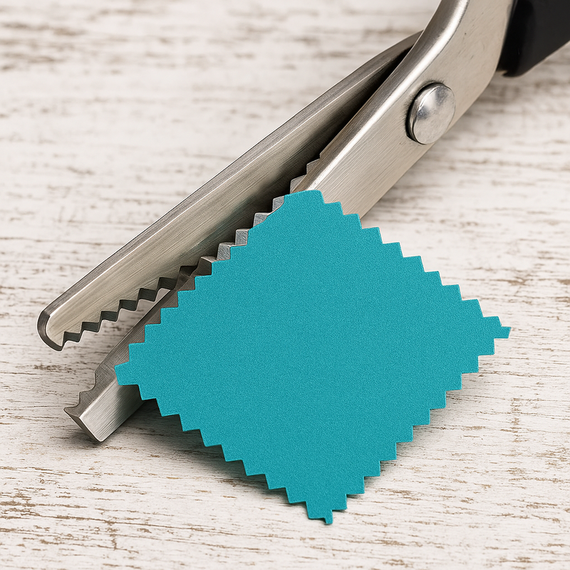 Ergonomic Stainless Steel Fabric Pinking Shears Scissors - Threadart.com