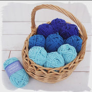 Super Soft Chenille Yarn Set - Holiday Colors - Pack of 5 Skeins - #5-50 Gram Skeins - 60 yds each - Threadart.com