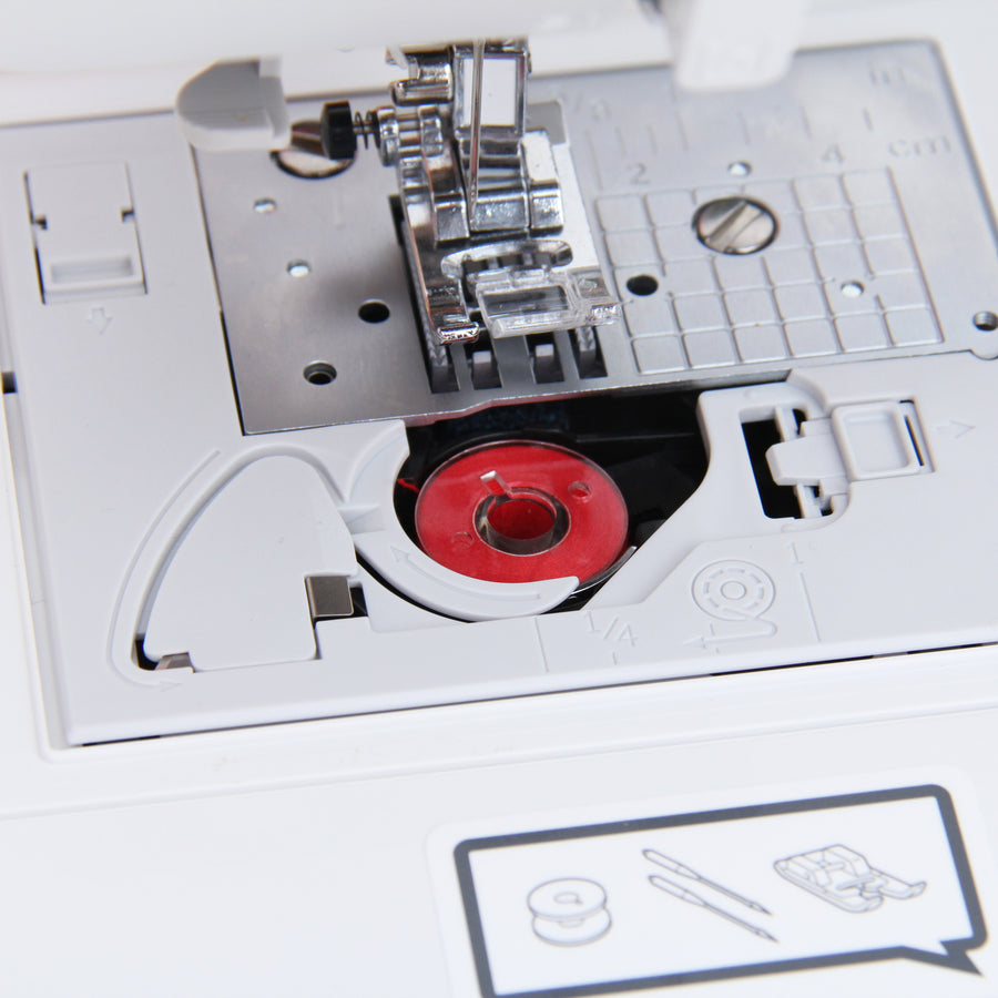 Embroidery Bobbin Thread in use