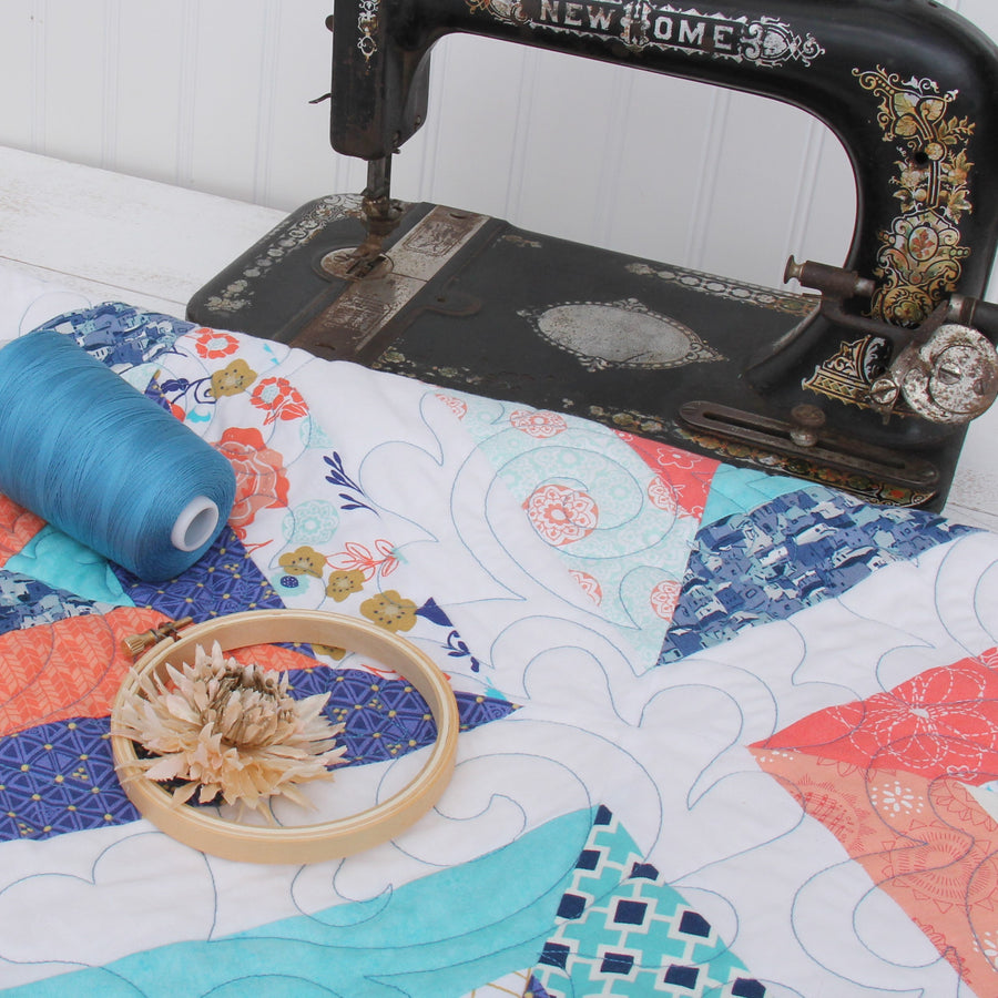 Cotton Thread for Quilting & Sewing in use
