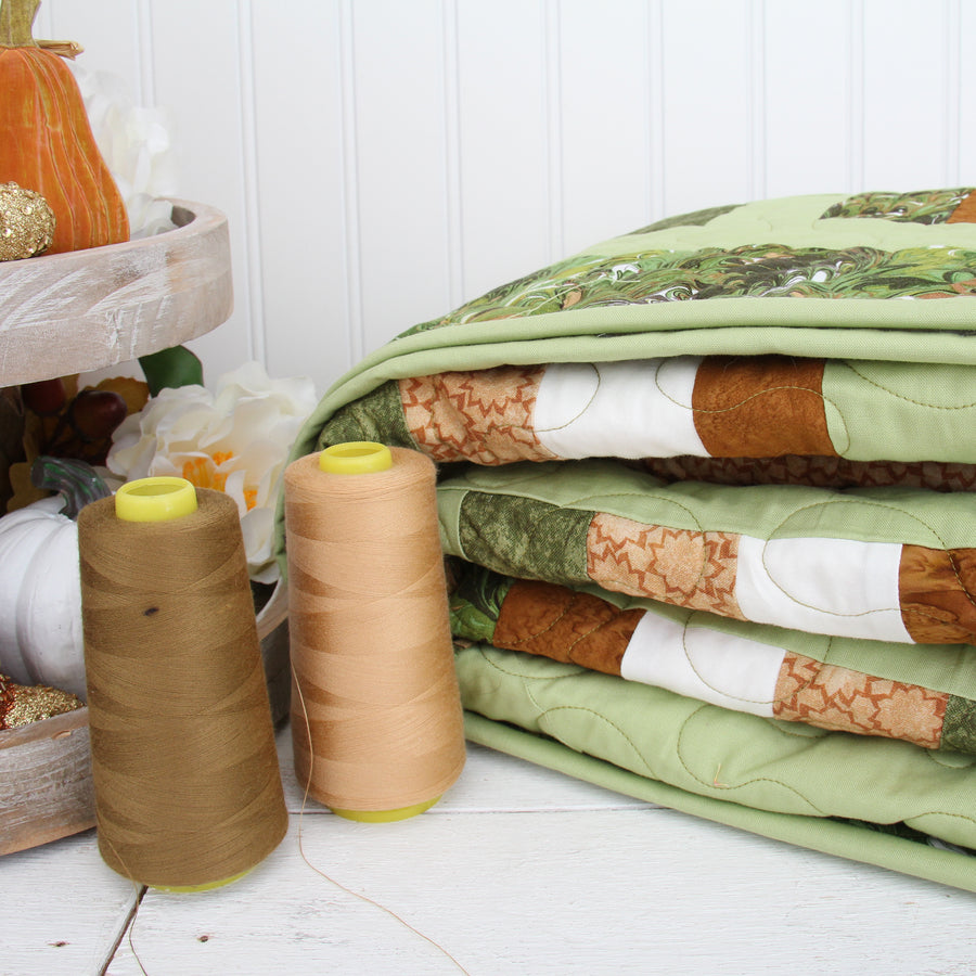 Cotton Quilting Thread Sets in use