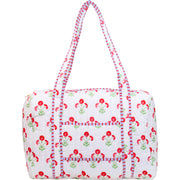 Personalized Quilted Block Print Duffel Bag - Embroidered With Initials - Threadart.com