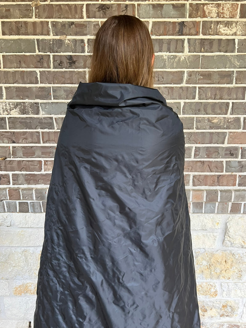 Pack of 3 Waterproof Picnic Blanket - 79"x55" - Black - Camping, Sports - Threadart.com