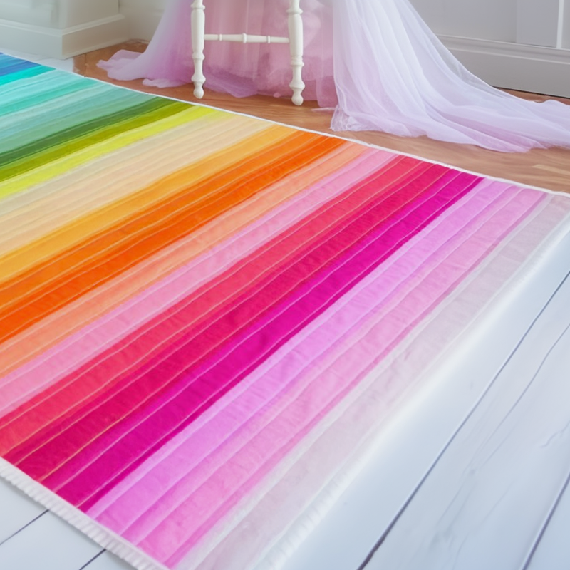 Jelly Roll Fabric Strips, 40 Precut Fabric Strips in Pink Colors, Premium Cotton - Threadart.com