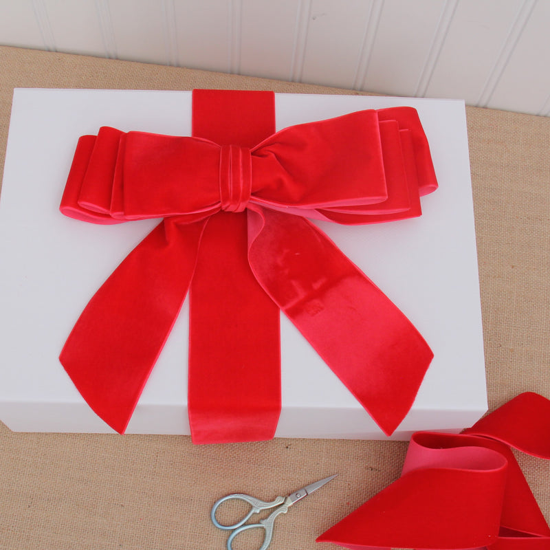 Hunter Green Velvet Ribbon - 1 1/2" Wide Roll - 5 Yards - Threadart.com