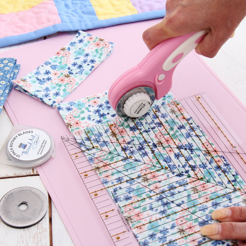 Roll Threader Ruler Threadart Premium Rotary Quilting Ruler 6