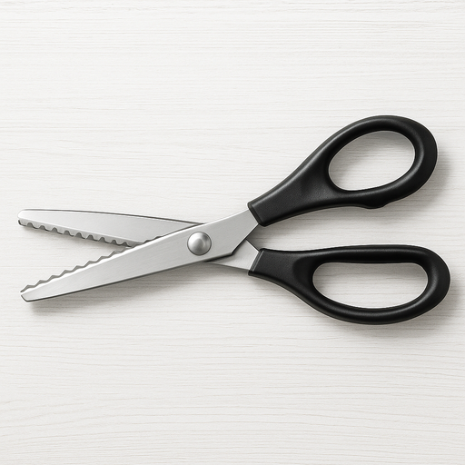 Professional Stainless Steel Scallop Scissors - Threadart.com
