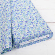 Premium Cotton Quilting Fabric Sold By The Yard - Sevenberry Collection - Blue Ditsy Floral - Threadart.com