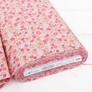 Premium Cotton Quilting Fabric Sold By The Yard - Sevenberry Collection - Peach Ditsy Floral - Threadart.com