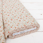 Premium Cotton Quilting Fabric Sold By The Yard - Sevenberry Collection - Peach Vintage Rose - Threadart.com