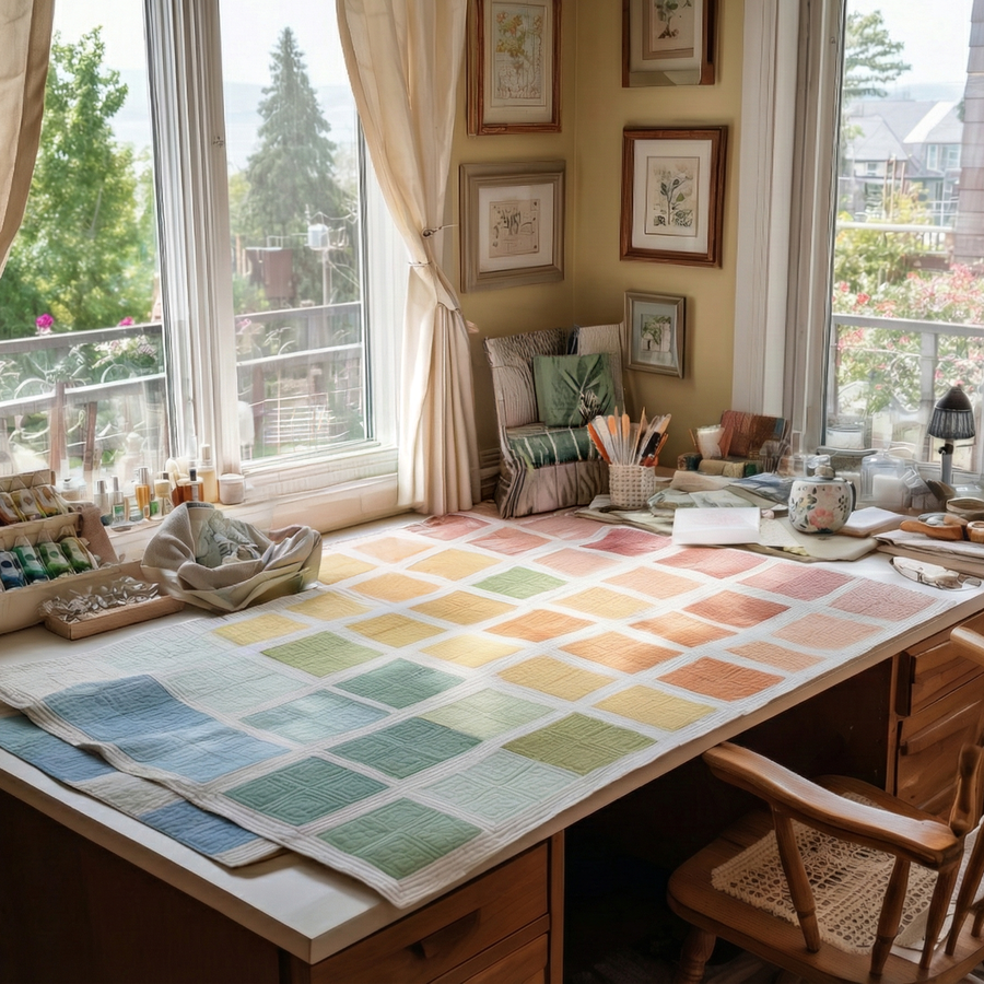 Solid Cotton Fabric Sold By The Yard in use
