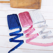 Stretch Sequin Roll - 1 1/2in - Light Pink - 10 meters (11 yards) - Threadart.com