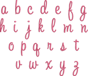 SweetHeart Font Machine Embroidery Design Set -  Script Cursive Alphabet Letters BX Font - Download 9 Formats and 3 Sizes - Threadart.com