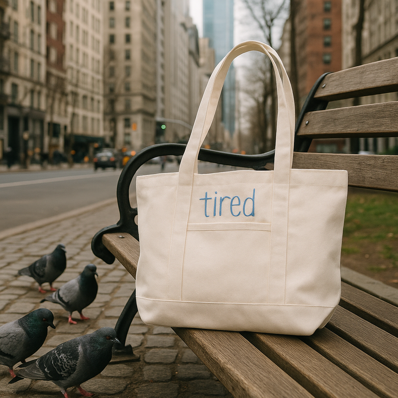 Personalized Tote Bag - Embroidered With Name or Word - Threadart.com