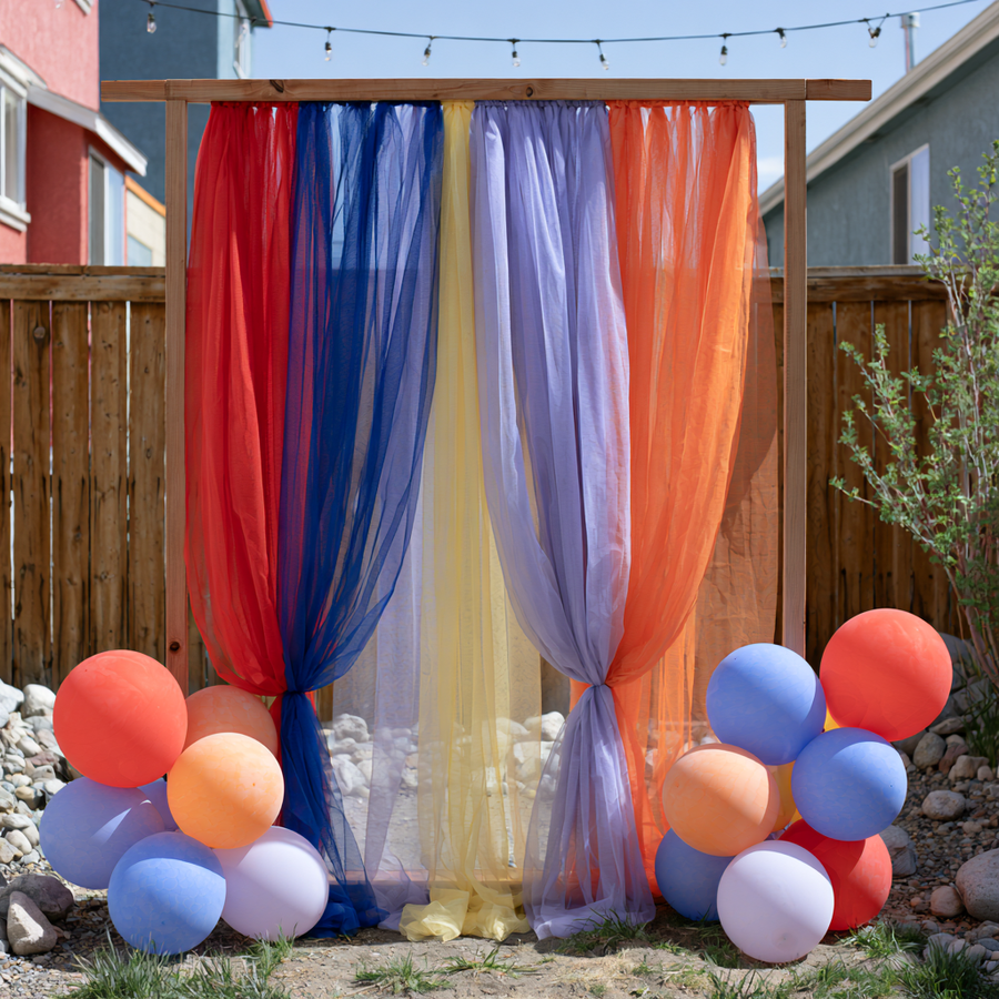 Tulle Fabric Bolts - 54" wide x 20 Yards in use
