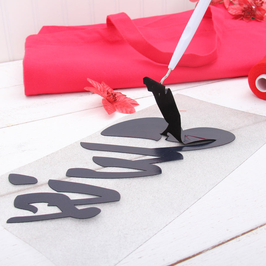 Flock Heat Transfer Vinyl (Velvet) - Rolls By The Yard in use