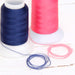 Wooly Nylon Thread - 1000m Spools - Silver - Threadart.com