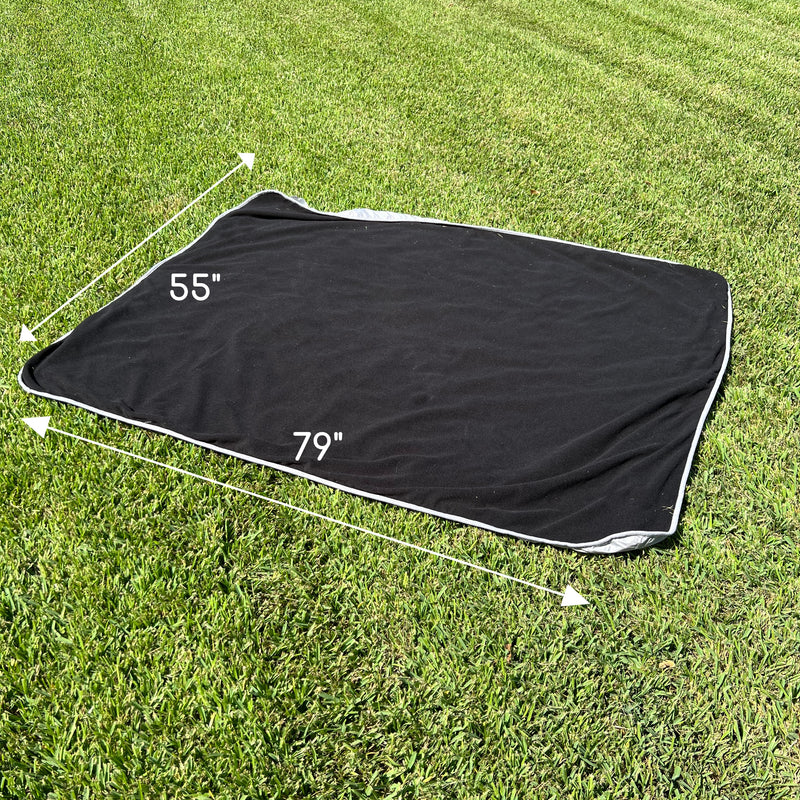 Pack of 3 Waterproof Picnic Blanket - 79"x55" - Royal Blue - Camping Sports - Threadart.com