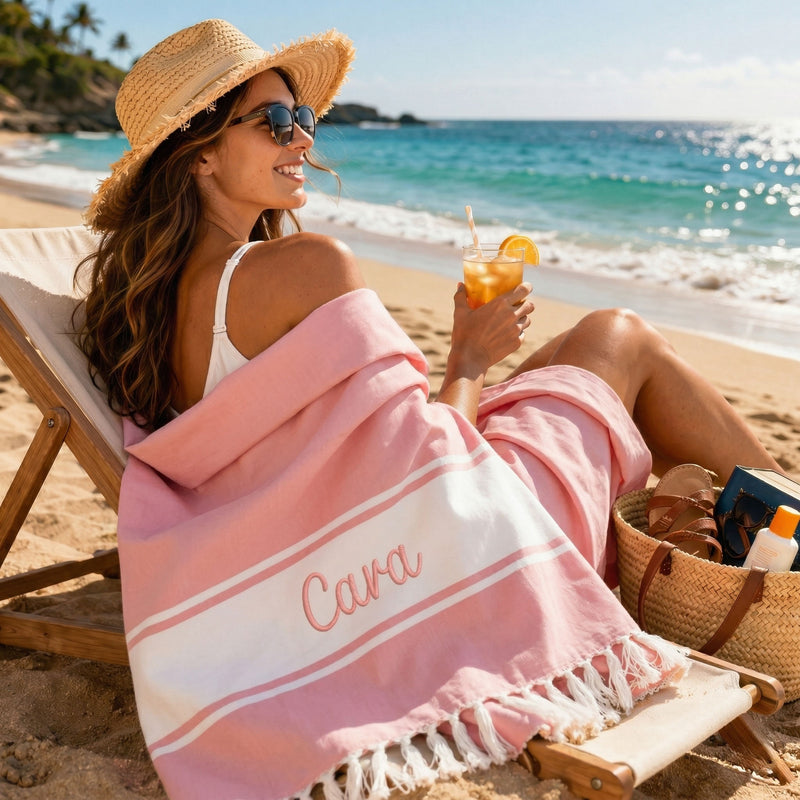 Personalized Quick Dry Towel with Embroidered Name – Custom Pool, Travel & Bridesmaid Gift - Threadart.com