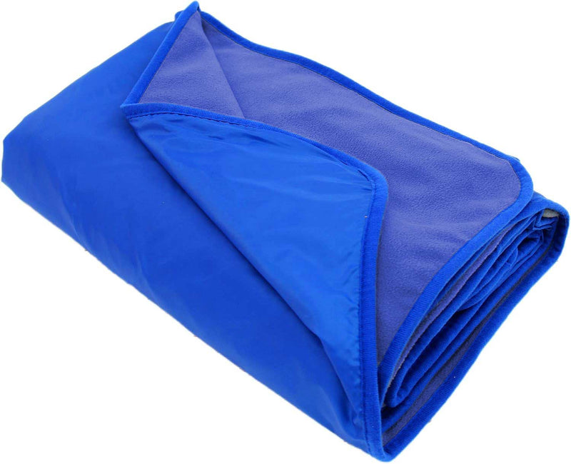 Pack of 3 Waterproof Picnic Blanket - 79"x55" - Royal Blue - Camping Sports - Threadart.com