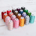 20 Colors of Polyester Embroidery Thread Set - Pastel Colors - Threadart.com