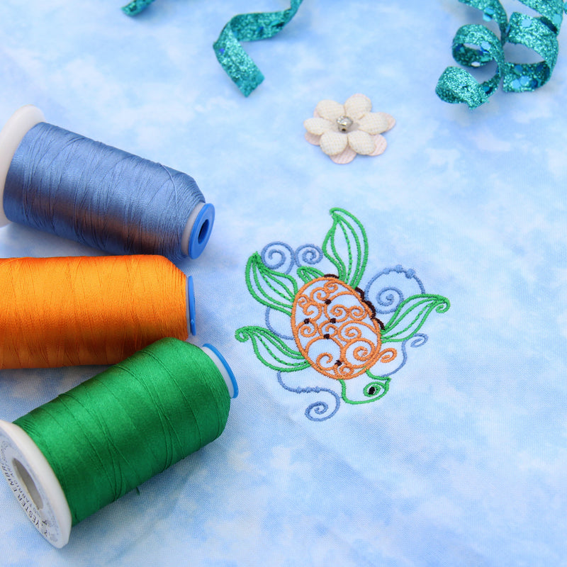 20 Colors of Polyester Embroidery Thread Set - Frosty Colors - Threadart.com