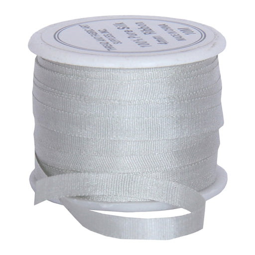Silk Ribbon 4mm Whisper Grey x 10 Meters No. 459 - Threadart.com