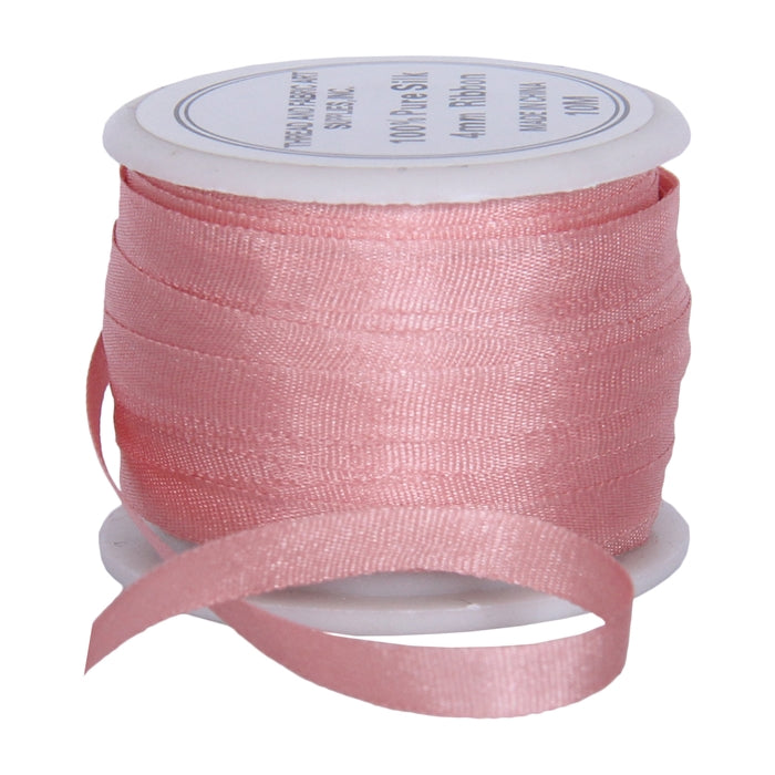 Silk Ribbon 4mm Pale Pink x 10 Meters - No. 540 - Threadart.com