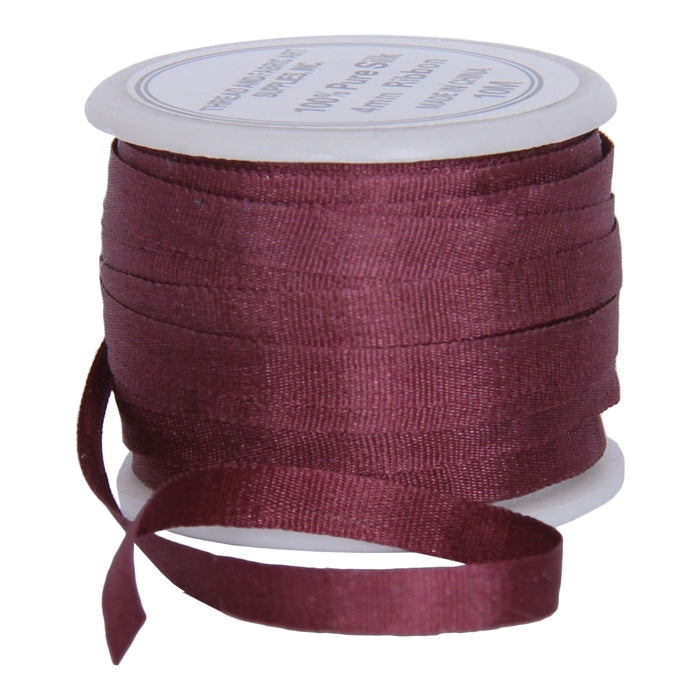 Silk Ribbon 4mm Cocoa  x 10 Meters No. 563 - Threadart.com