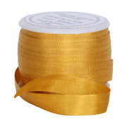 Silk Ribbon 7mm Orange Yellow x 10 Meters No. 511 - Threadart.com