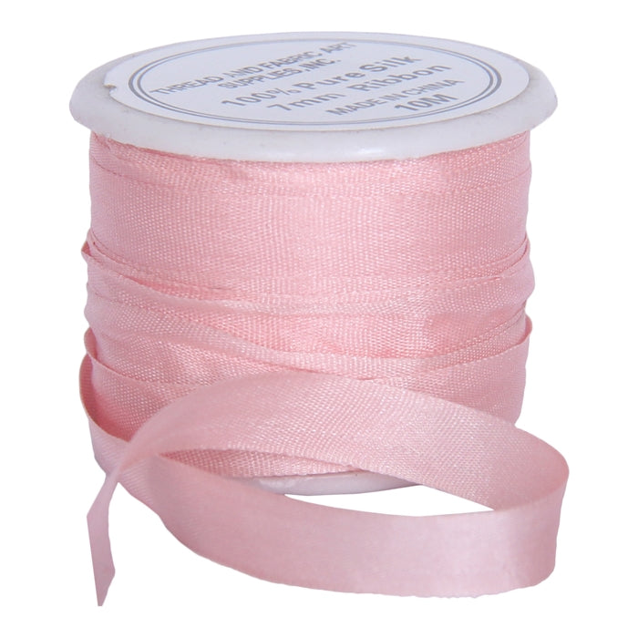 Pure Filament Silk Embroidery Ribbon 7mm