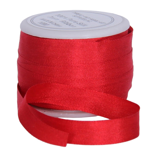 Silk Ribbon - Luxurious 100% Pure Silk in 2mm, 4mm, and 7mm