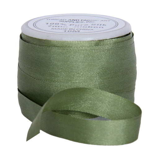 2MM 4MM 7MM 100% Pure Mulberry Silk Embroidery Ribbons Handcraft Supply  Double Faced Thin Taffeta Trim