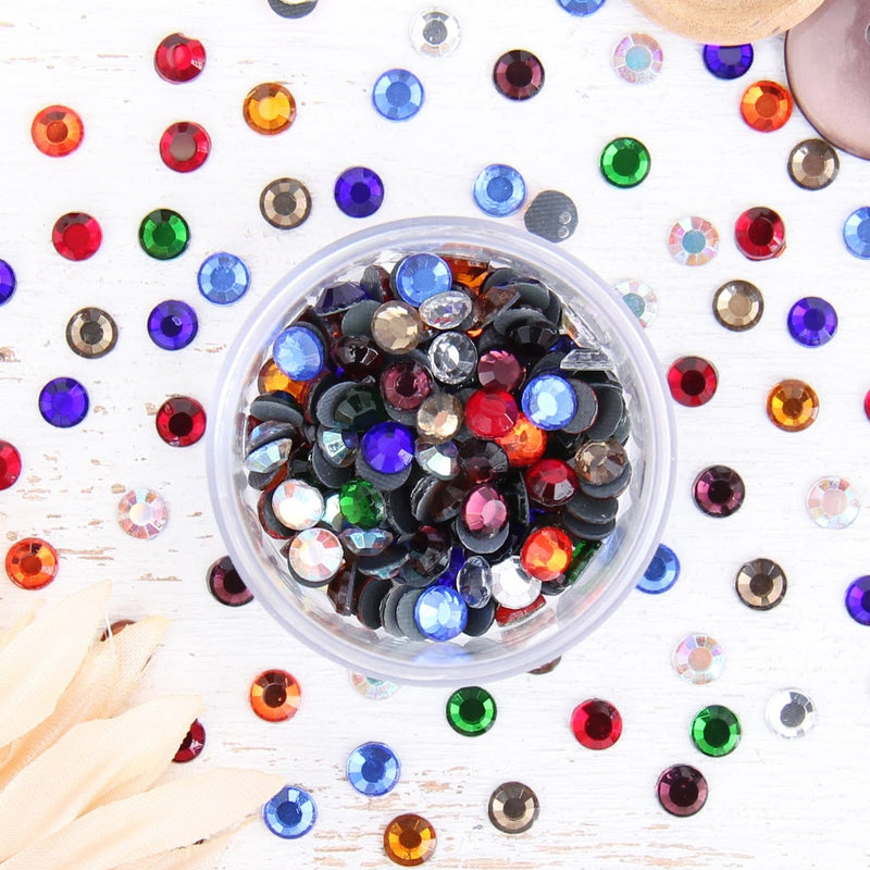 Hot Fix Rhinestones - SS30 - Mixed - 144 stones - Threadart.com