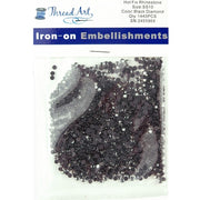 Hot Fix Rhinestones - SS10 - Black Diamond - 1440 stones - Threadart.com