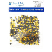 Hot Fix Rhinestones - SS20 - Lemon - 288 stones - Threadart.com