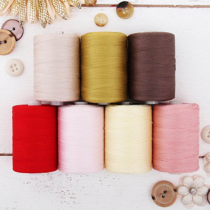 Cotton Quilting Thread Set - 7 Garden Tones - 1000 Meters - Threadart.com