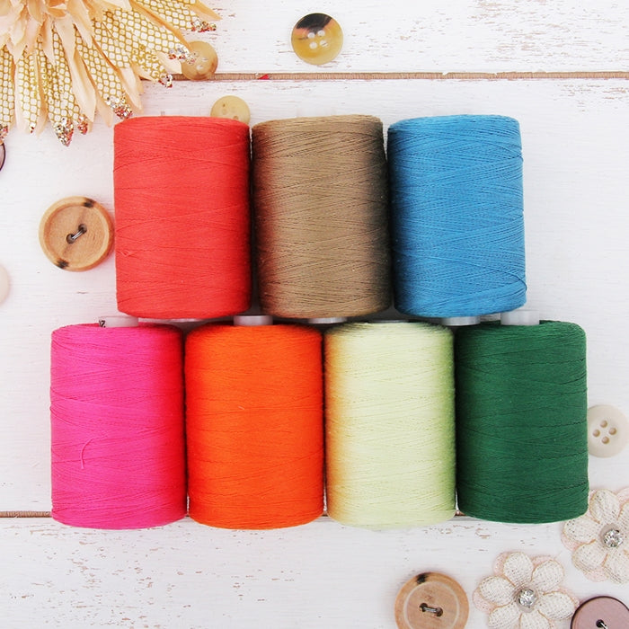 Threadart 100% Cotton Thread Set, 6 Pink Tones