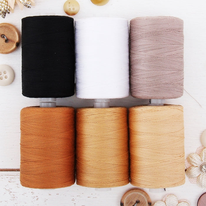 Cotton Quilting Thread Set - 6 Quilting Tones - 1000 Meters - Threadart.com