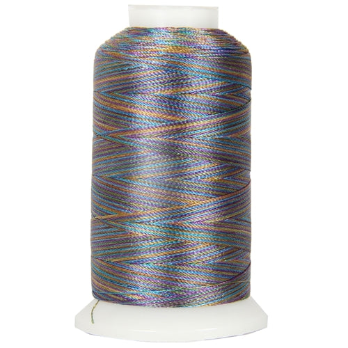 Multicolor Variegated Polyester Embroidery Thread No. 11 - Variegated Romantic Bouquet - Threadart.com