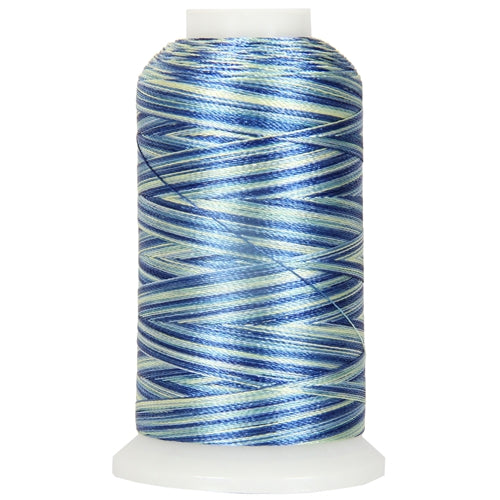 Multicolor Variegated Polyester Embroidery Thread No. 13 - Variegated French Country - Threadart.com